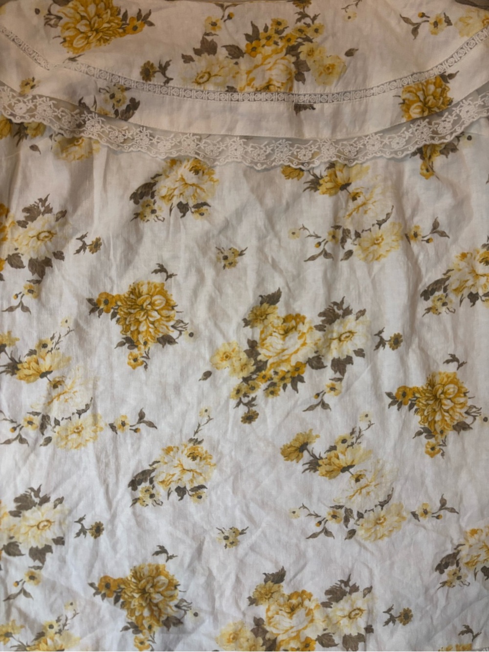 Universal Thread Yellow Floral Ruffle Midi Dress - Picture 3 of 6